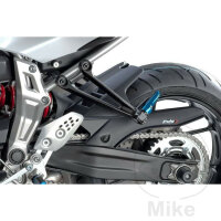 Tapa de la rueda trasera negra para Yamaha MT-07 700 #...