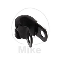 Brake hose holder 5 mm aluminium black for Aprilia...