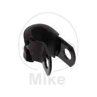 Brake hose holder 6 mm aluminium black for Aprilia...