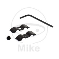 Brake hose holder 7 mm 2-fold aluminium black