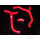Radiator hose set red for Honda CRF 450 R # 2009-2012