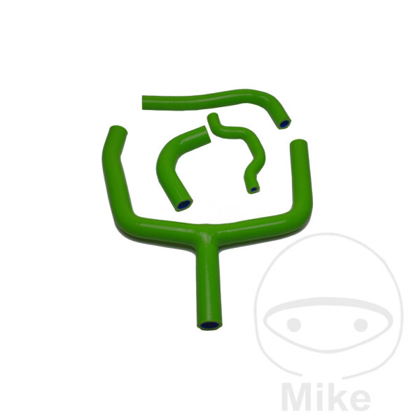 Jeu de tuyaux de radiateur vert pour Kawasaki KX-F 250 4T # 2009-2016