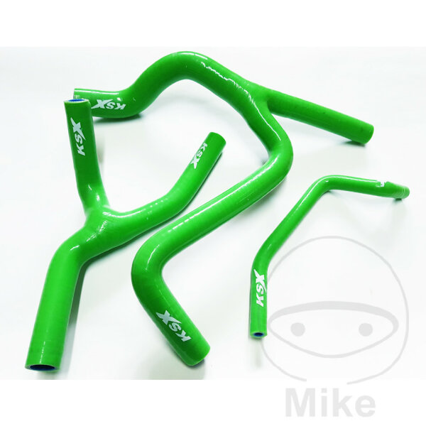 Radiator hose set green for Kawasaki KX-F 450 # 2009-2015