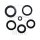 Engine gasket set for Kawasaki KFX 700 A KSV KVF 360 A Prairie 4WD