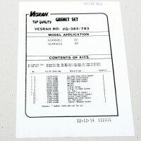 Motor Dichtsatz Dichtungssatz komplett für Suzuki...