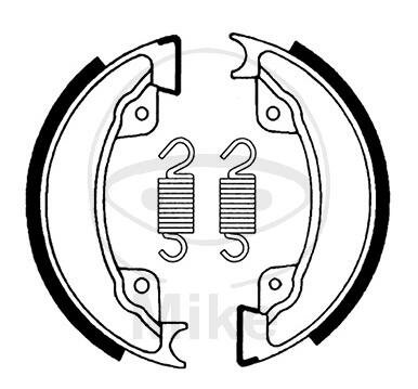 Mâchoires de frein avec ressort pour Honda XL 500 R Pro Link 82-85