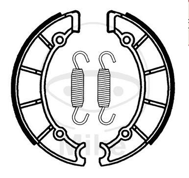 Zapatas de freno con muelle para Yamaha SR 500 SP 88-99