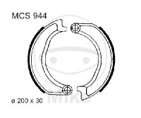 Ganasce del freno senza molla per BMW R 50 60 75 69-76