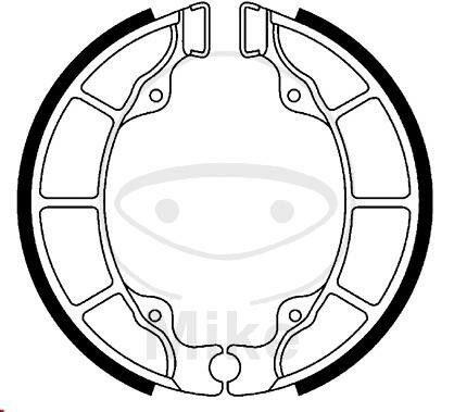 Zapatas de freno sin muelle para Suzuki UC 125 Epicuro 99-02