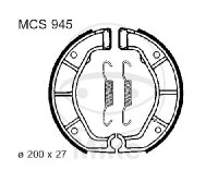 Brake shoes without spring for BMW R 65 80 100