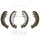 Brake shoes without springs for Piaggio Ape 50 98-08