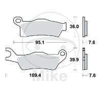 Brake pad for CAN-AM Outlander 450 500 650 800 1000...