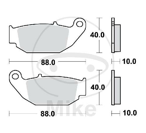 TRW Brake pad set Sinter SI MCB867SI