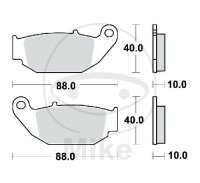 TRW Plaquettes de frein standard MCB867