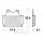 TRW Brake pad set sinter rear MCB541SH