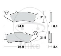 TRW brake pads standard MCB594