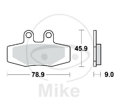 Brake pad for KTM E-GS E-XC 600 EGS 125 250 300 350 EXC 125 250 300 350 600 612
