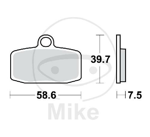 Brake pad for Gas Gas Husqvarna KTM Sherco Yamaha