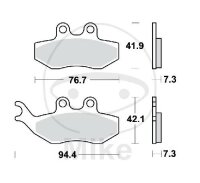 Pattino del freno per Aprilia Beta Derbi Gilera Peugeot...