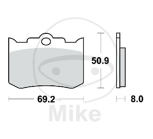 TRW Brake pad set RQ MCB653RQ