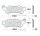 TRW Brake pad set sinter rear MCB705SH