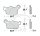 TRW brake pads standard MCB820