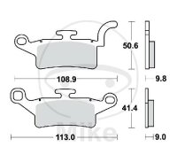 TRW Bremsklötze Standard MCB835