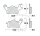 Brake pad for Yamaha MW 125 14-19