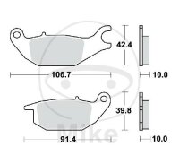 TRW Plaquettes de frein standard MCB883