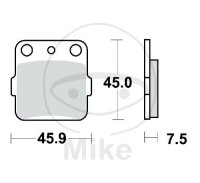 Pastiglie freno TRW Standard MCB561
