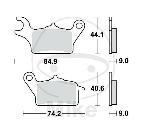 Brake pad for Suzuki UK 110 Yamaha MW 125