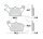 Brake pad for Suzuki UK 110 Yamaha MW 125