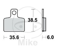 TRW Brake pad set Sinter SI MCB767RSI