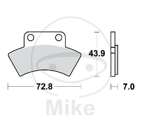 Brake pad for CFMOTO 500 625 Masai K L 50 Polaris 250 300 350 400 425 500