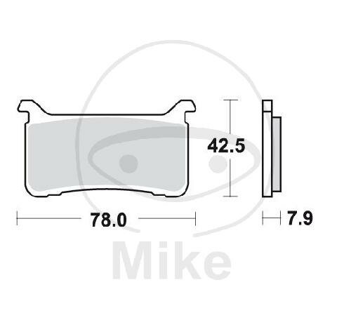 TRW Brake pad set sinter front MCB893SV