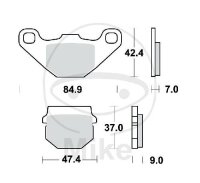 Pastilla de freno para Aprilia Govecs Hyosung Kawasaki...