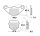 Brake pad for Aprilia Govecs Hyosung Kawasaki Keeway Pegasus Peugeot TGB