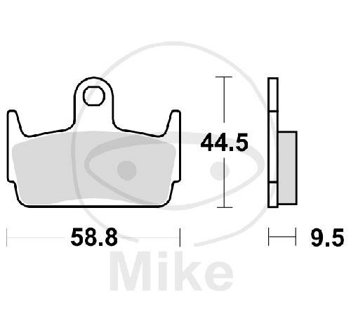 TRW brake pad set LC MCB686LC