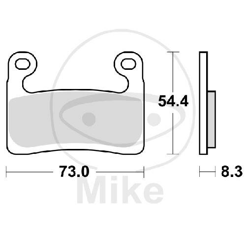 TWR Brake Pad Set Carbon CRQ MCB901CRQ