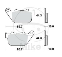 TRW Set di pastiglie freno posteriori Sinter MCB754SH