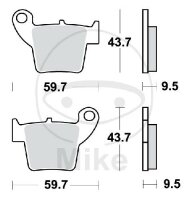 TRW Brake pad set Sinter RSI MCB730RSI