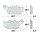 TRW Brake pad set sinter rear MCB634SH
