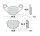 TRW brake pads standard MCB657