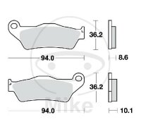 TRW Plaquettes de frein standard MCB707
