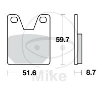 TRW Plaquettes de frein standard MCB702