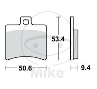 TRW brake pads standard MCB710