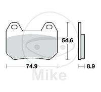 TRW brake pads standard MCB713