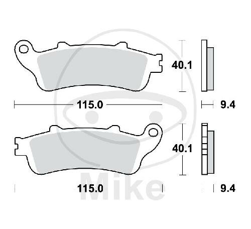 TRW brake pads standard MCB693