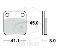 TRW brake pads standard MCB510