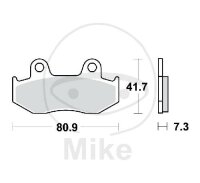 TRW Plaquettes de frein standard MCB534
